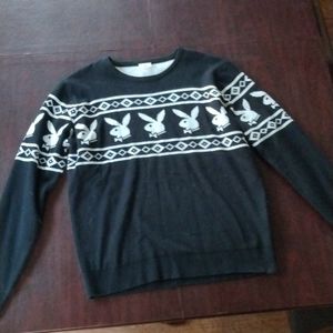 Playboy Rabbit Head Knit Sweater